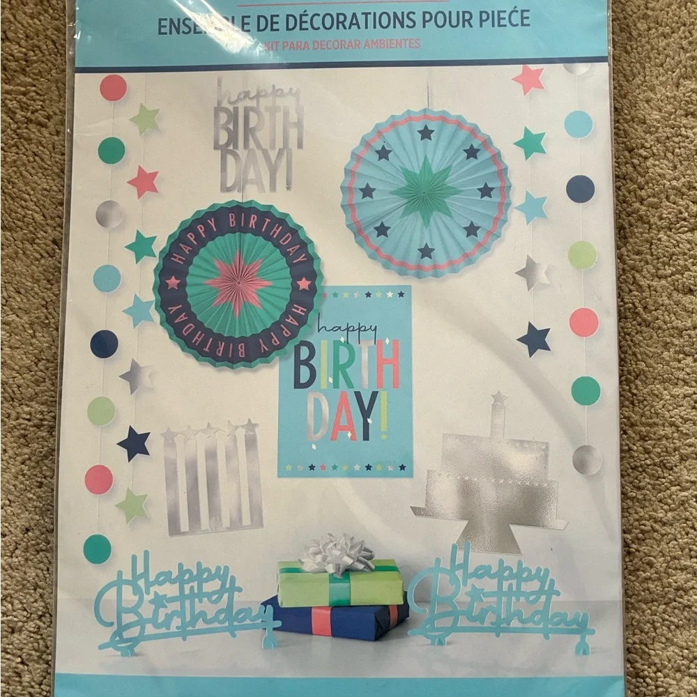 🎂 BIRTHDAY IN A BOX! ✨ Sleek Modern 10pc Decor Kit ✨
